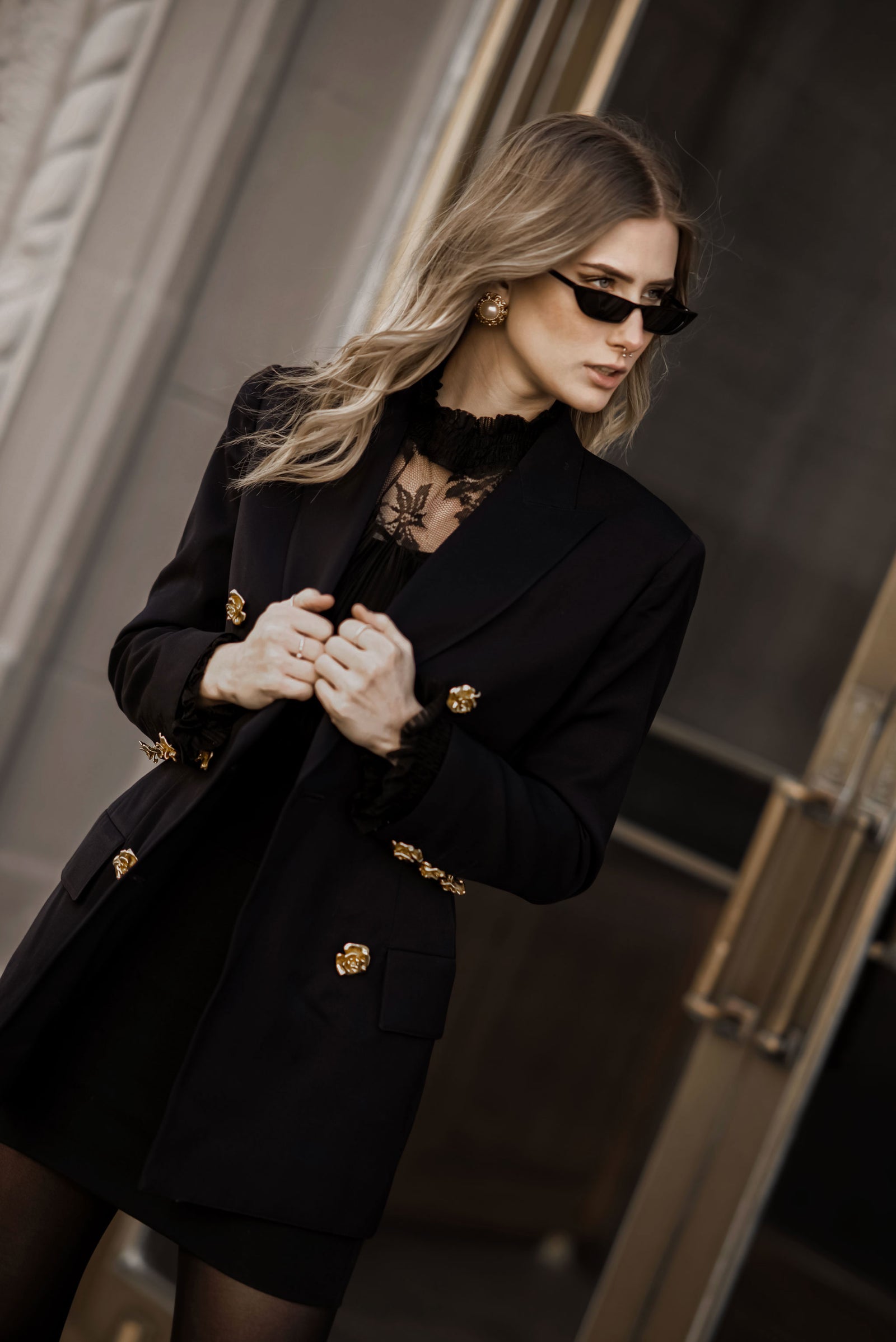 ジャケット VALENTINO GARAVANI Navy Blue Viscose Blazer image_5b6a5870-1f4a-4305-aef5-
